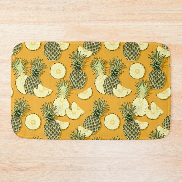 Item preview, Ripe pineapples, orange background designed and sold by Alex  Blud.