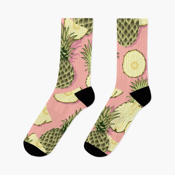 Item preview, Ripe pineapples, pink background designed and sold by Alex  Blud.