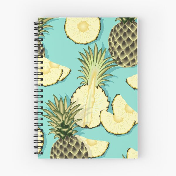 Item preview, Ripe pineapples, turquoise background designed and sold by Alex  Blud.