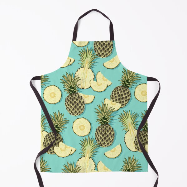 Item preview, Ripe pineapples, turquoise background designed and sold by Alex  Blud.