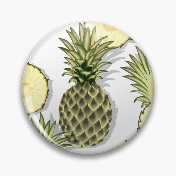 Item preview, Ripe pineapples, white background designed and sold by Alex  Blud.
