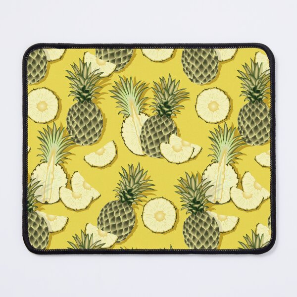 Item preview, Ripe pineapples, yellow background designed and sold by Alex  Blud.