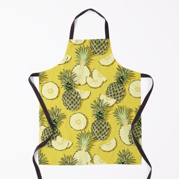 Item preview, Ripe pineapples, yellow background designed and sold by Alex  Blud.