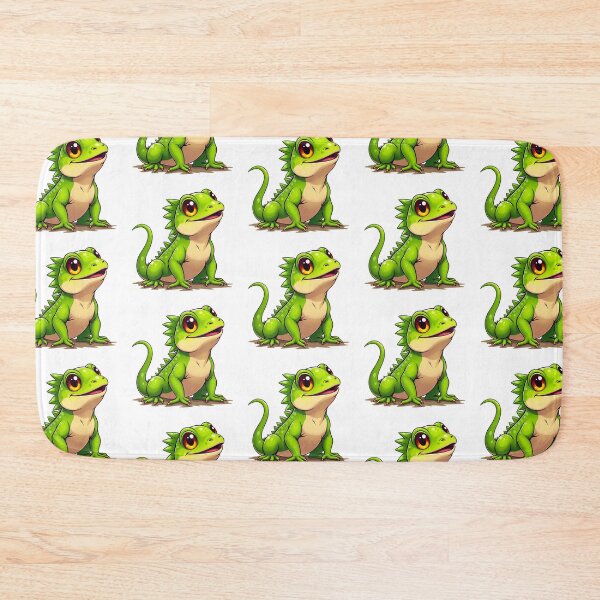 Item preview, Funny and Cute Anime Iguana designed and sold by ThreeftlyPicks.