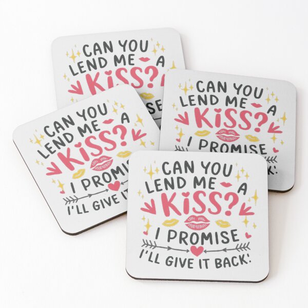 Item preview, Can You Lend Me a Kiss? Fun Romantic Design designed and sold by love3617.