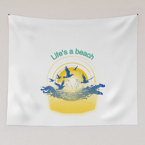 Item preview, life's a beach designed and sold by Mona Ragab.
