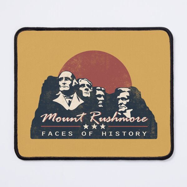 Item preview, Vintage Mount Rushmore Silhouette designed and sold by FlashCraft Design.