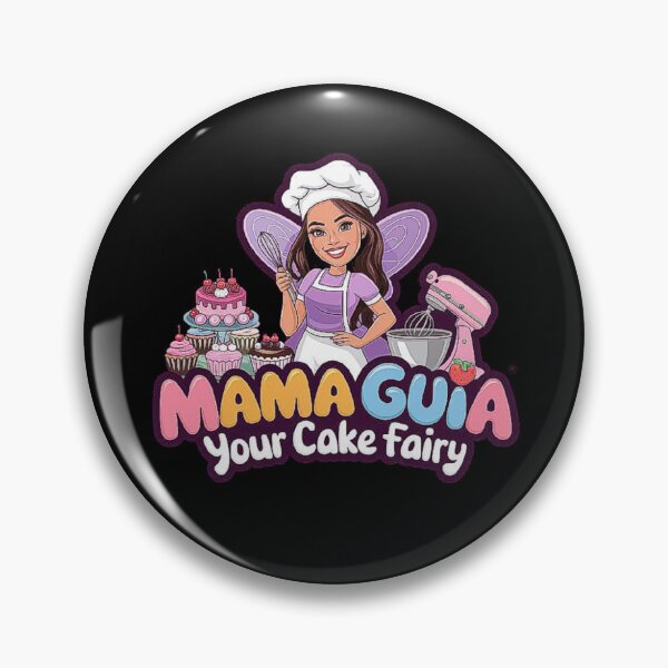 Item preview, Mama Guia Cake Fairy Logo - Whimsical Baking Design designed and sold by love3617.