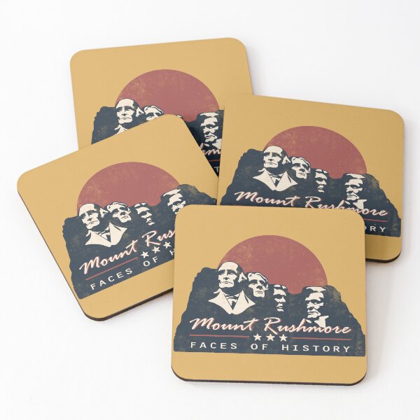 Item preview, Vintage Mount Rushmore Silhouette designed and sold by FlashCraft Design.
