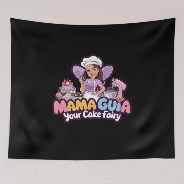 Item preview, Mama Guia Cake Fairy Logo - Whimsical Baking Design designed and sold by love3617.