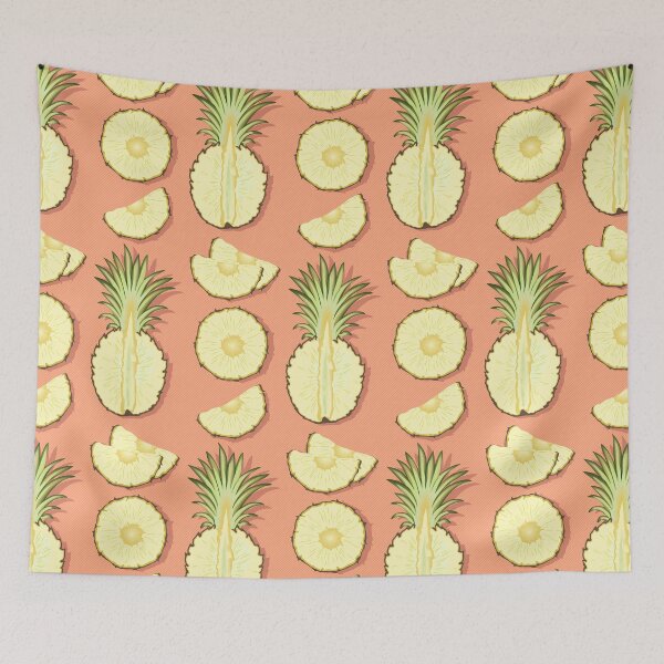 Item preview, Tender pineapple, peach background designed and sold by Alex  Blud.