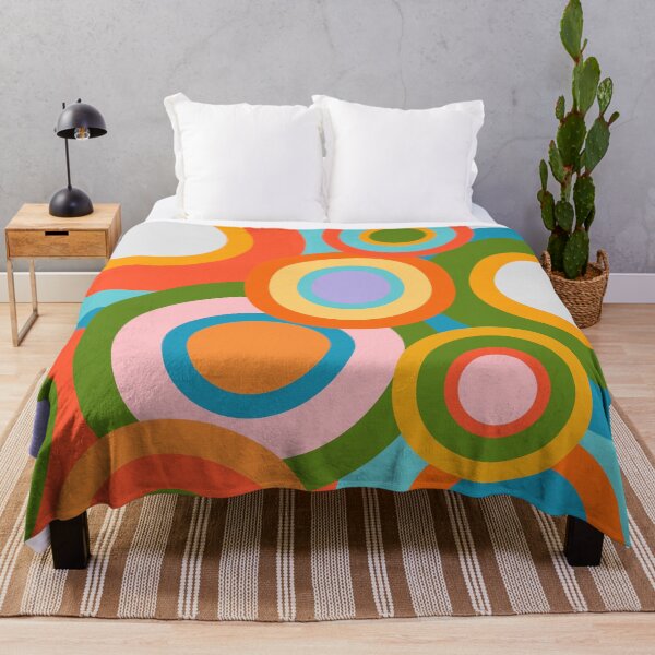 Item preview, retro 1960s style abstract pattern designed and sold by pauloneill-art.
