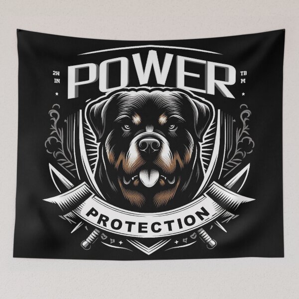 Item preview, Power and Protection: The Loyal Rottweiler designed and sold by communedesigns.