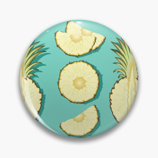 Item preview, Tender pineapple, turquoise background designed and sold by Alex  Blud.