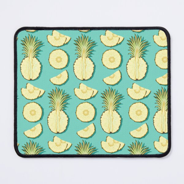 Item preview, Tender pineapple, turquoise background designed and sold by Alex  Blud.
