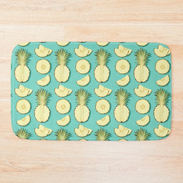 Item preview, Tender pineapple, turquoise background designed and sold by Alex  Blud.