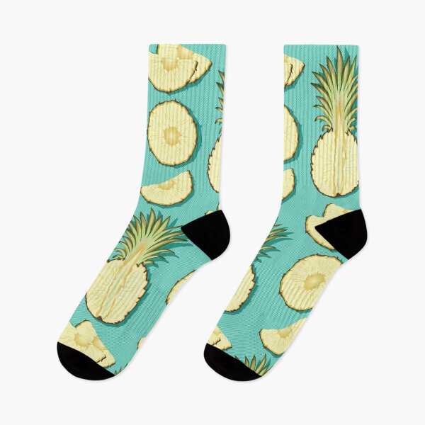 Item preview, Tender pineapple, turquoise background designed and sold by Alex  Blud.