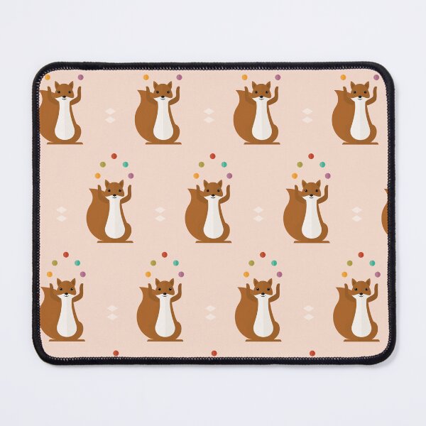 Item preview, Juggling squirrels on pink designed and sold by reneesillus.