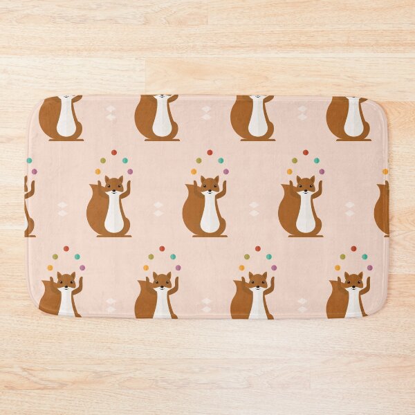 Item preview, Juggling squirrels on pink designed and sold by reneesillus.