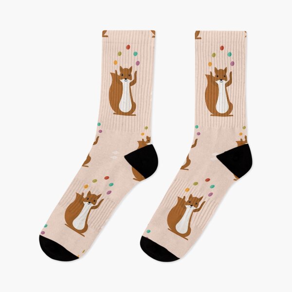 Item preview, Juggling squirrels on pink designed and sold by reneesillus.