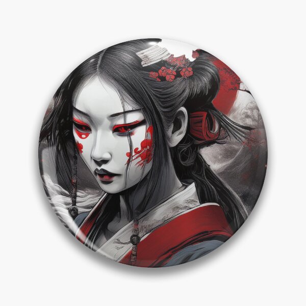 Item preview, Princess Demon Japanese Pattern designed and sold by Aekkaporn.