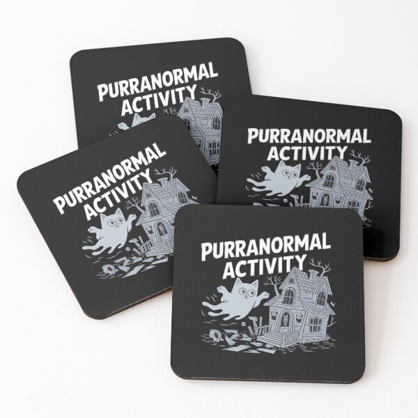 Item preview, Spooky Halloween Cat Design: Purranormal Activity designed and sold by Davideus.
