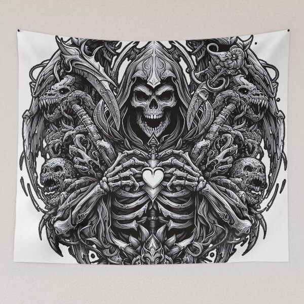Item preview, Grim Reaper, Horror Design, Halloween, Logo designed and sold by Salimgor Hangaround Music.