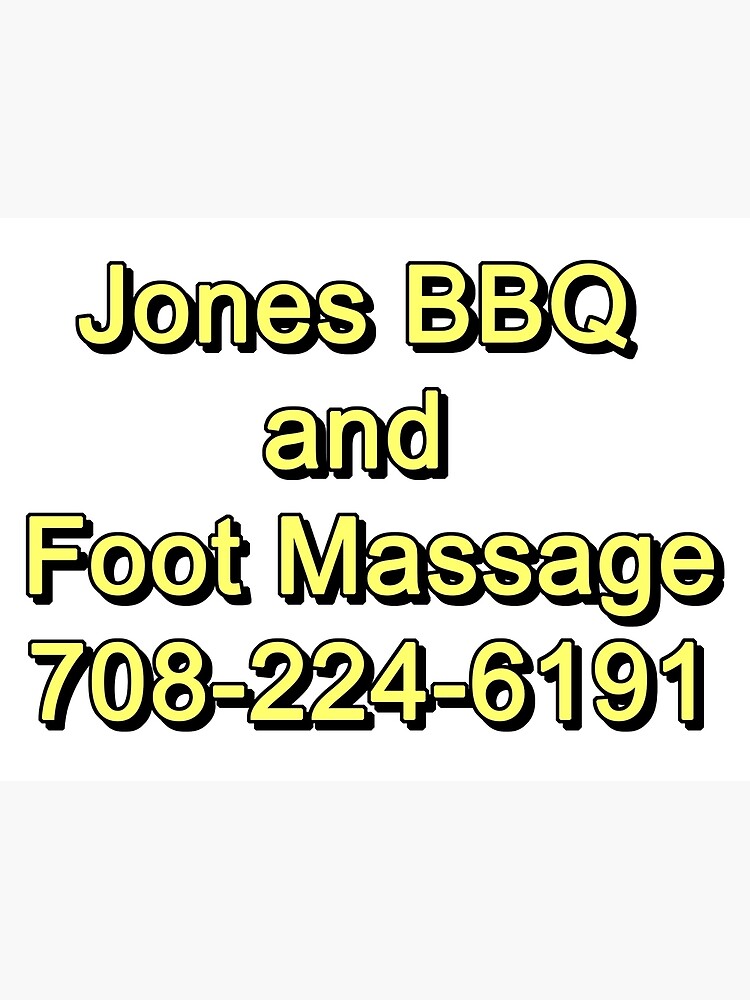 "Jones BBQ and Foot Massage" Canvas Print by Plutto Redbubble