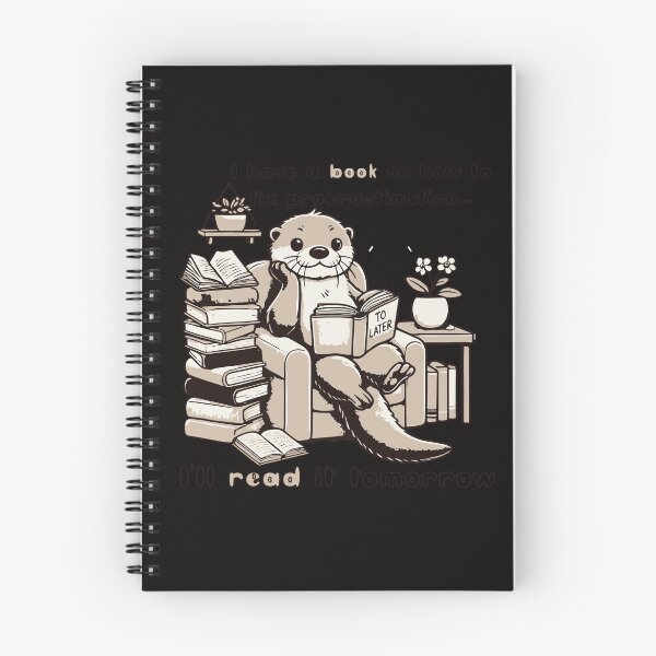 Item preview, I have a book on how to fix procrastination... I’ll read it tomorrow. designed and sold by Mirosi-S.