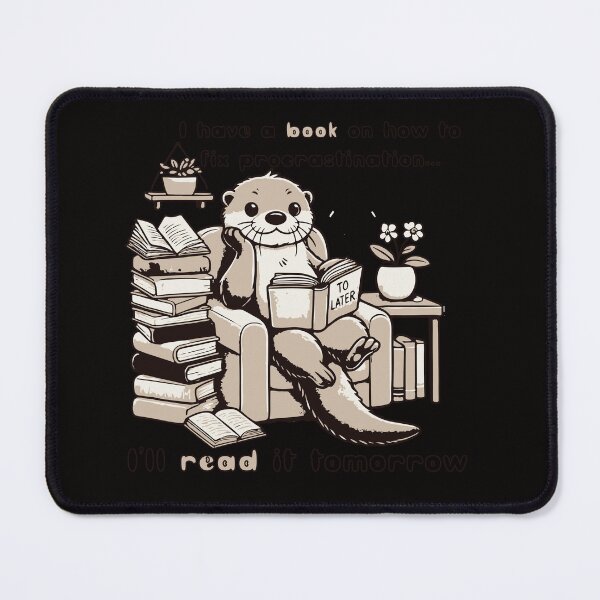 Item preview, I have a book on how to fix procrastination... I’ll read it tomorrow. designed and sold by Mirosi-S.