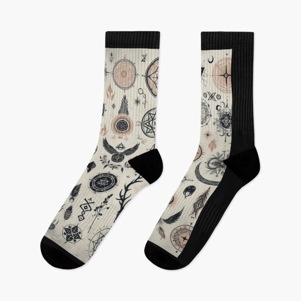 Item preview, MYSTIC NORDIC SYMBOLS pattern to celebrate our nordic roots and culture. designed and sold by Jt41.