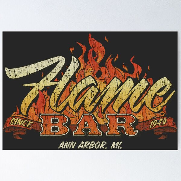 Item preview, The Flame Bar Ann Arbor 1949 designed and sold by AstroZombie6669.