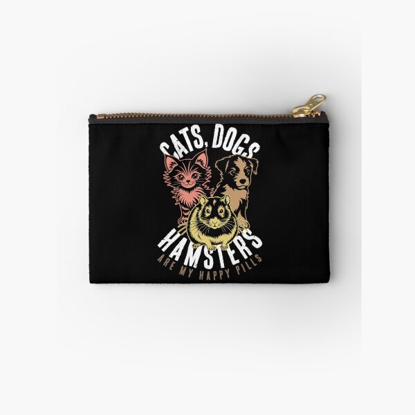 Artikelvorschau, KATZEN, HUNDE UND HAMSTER HAPPY PILLS HAUSTIERE LIEBE entworfen und verkauft von Madjack Tees Kiwi SuperStore.