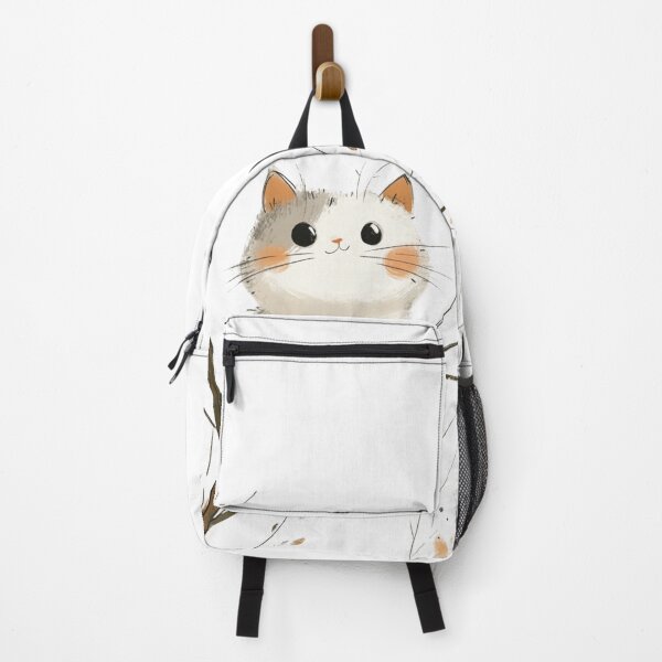 Item preview, super cute cat on a tree designed and sold by Natthiya Minimal.