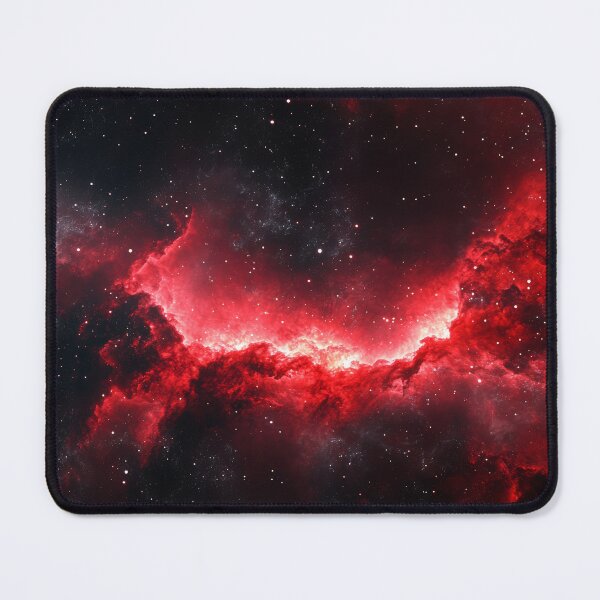Item preview, Stellar Nebula in Fiery Red and Black Universe designed and sold by lematworks.