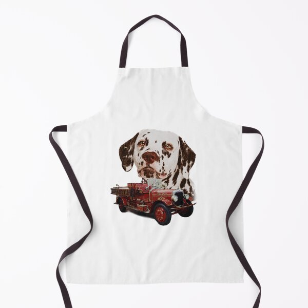 Item preview, Dog Dalmatian Firefighter Retro Poster Design designed and sold by KuhFee.