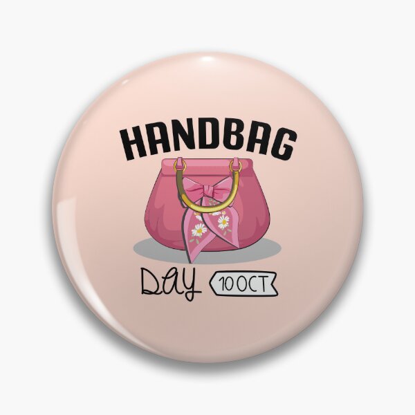 Item preview, 10 October Handbag Day - Wacky Holidays designed and sold by ChemicalXShop.