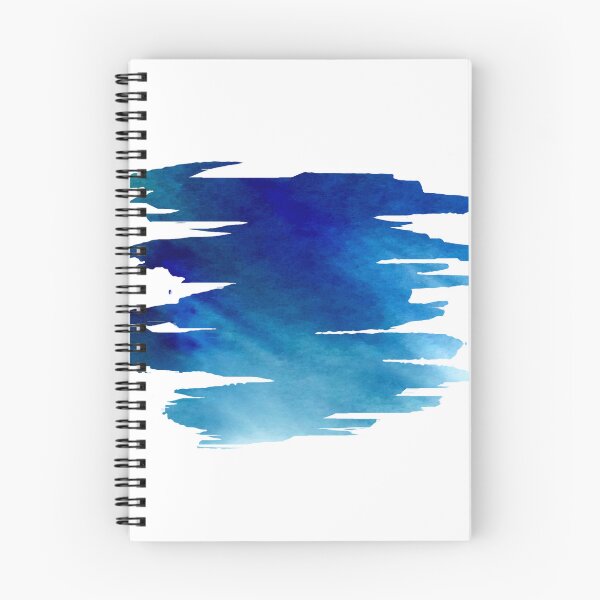 Item preview,  blue ripple watercolor effect designed and sold by SamirArt.