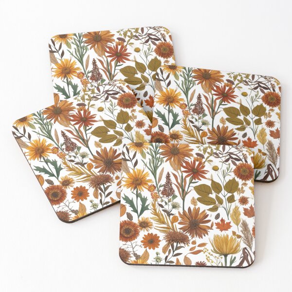 Item preview, Autumn Floral Pattern | Autumn Wildflowers in Full Bloom designed and sold by NoviaRobert.