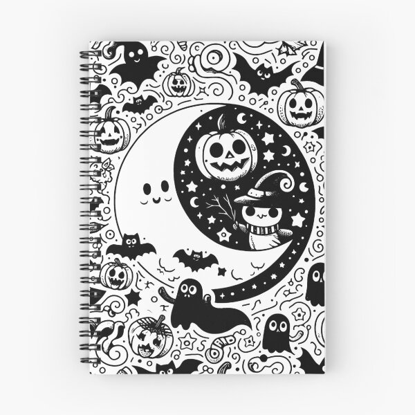 Item preview, Halloween Doodle Party designed and sold by Thai Vibe Studio.