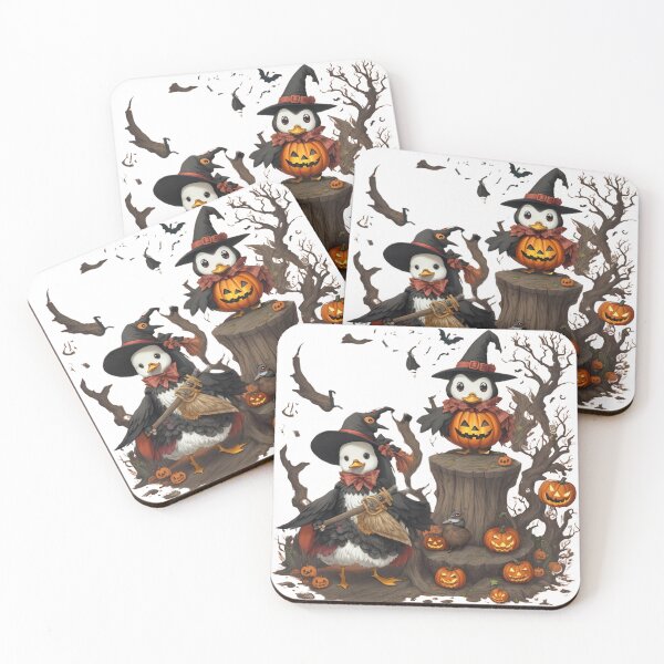 Item preview, Halloween Duck Witches and Jack-o’-Lantern Fun designed and sold by Spicex2.