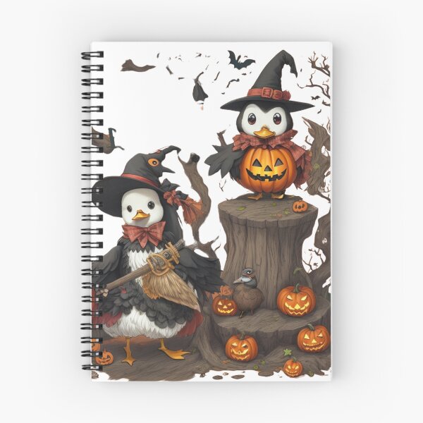 Item preview, Halloween Duck Witches and Jack-o’-Lantern Fun designed and sold by Spicex2.
