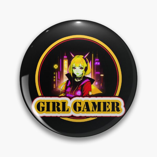 Item preview, Girl Gamer and Girl Gamer Words - Yellow Hair designed and sold by Beachy.