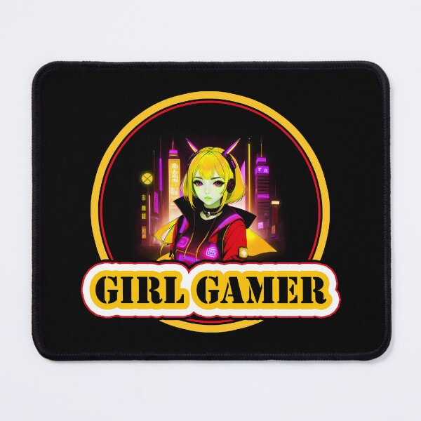 Item preview, Girl Gamer and Girl Gamer Words - Yellow Hair designed and sold by Beachy.