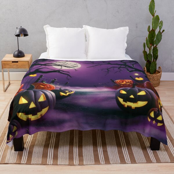 Artikelvorschau, Halloween Pumpkins, Halloween -Landschaft, Halloween nachts entworfen und verkauft von Expressions-Sel.