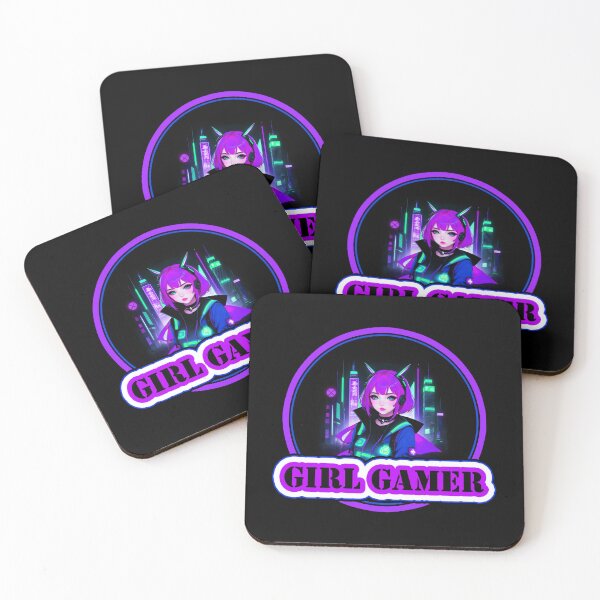 Item preview, Girl Gamer and Girl Gamer Words - Purple Hair designed and sold by Beachy.