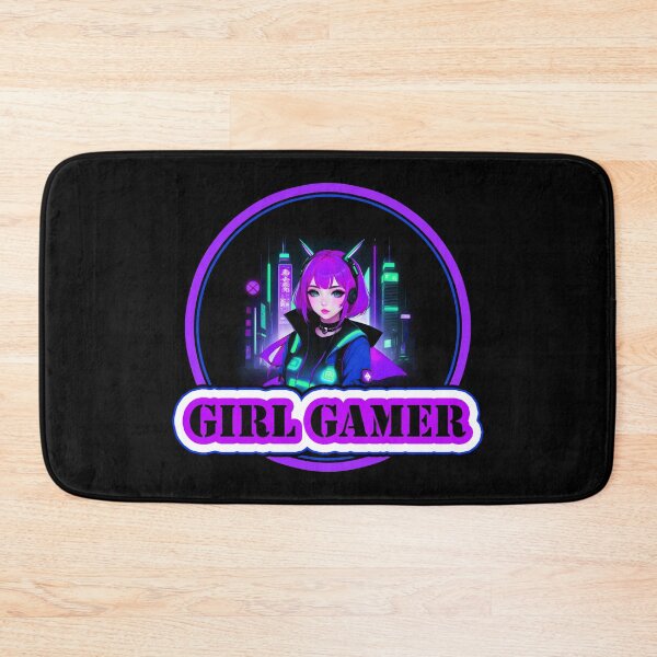 Item preview, Girl Gamer and Girl Gamer Words - Purple Hair designed and sold by Beachy.