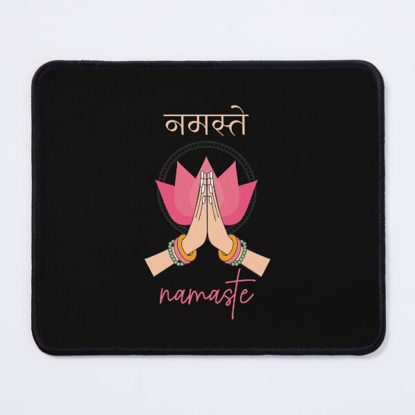 Item preview, Namaste text in Hindi and English designed and sold by Alelmisira.