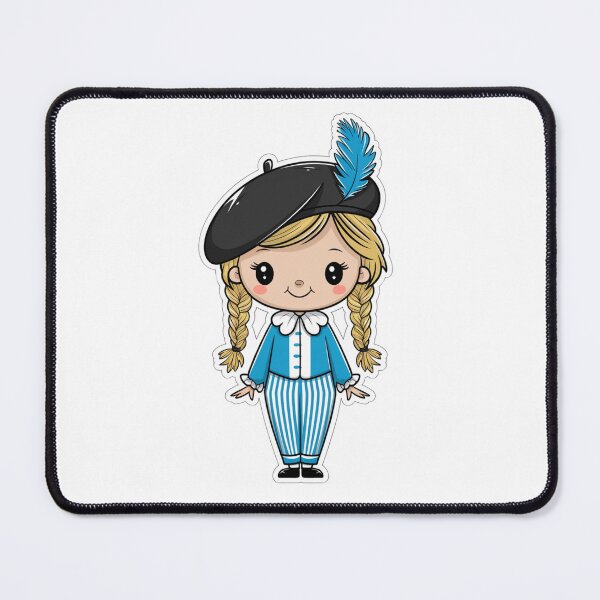 Item preview, Sinterklaas Meisjes Piet Clipart Blauw designed and sold by Wennebabs.