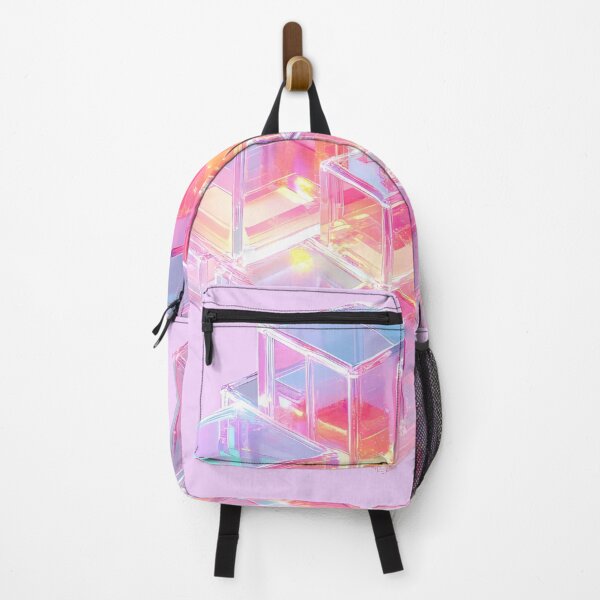Item preview, Holographic Neon Cubes in Abstract Space designed and sold by PixelReverb.